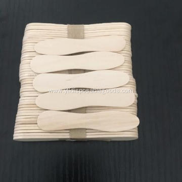 Disposable wooden popsicle sticks